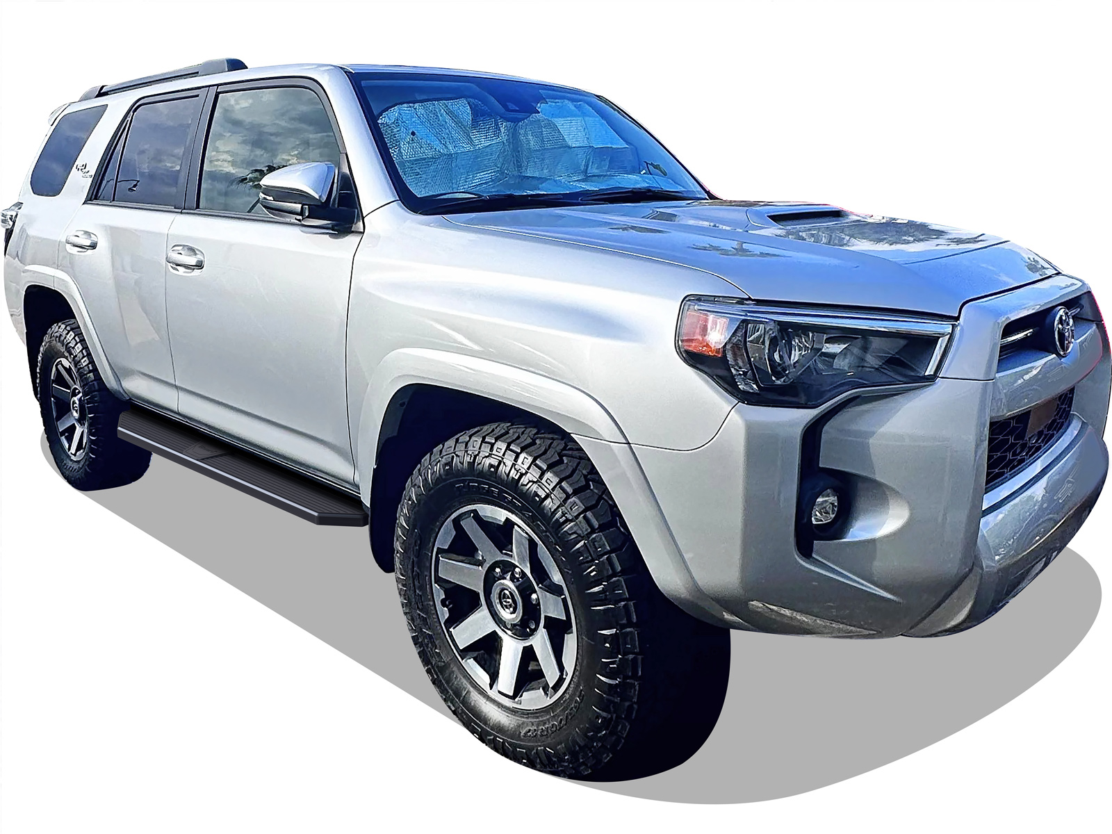 2010-2016 Toyota 4Runner Trail Edition 2017-2024 Toyota 4Runner TRD Off-Road 2014-2024 Toyota 4Runner SR5 (Excl. 2019-2024 Nightshade Edition/ TRD Pro or Models with Lower Rocker Panel Extensions) Both Sides Running Board-H Series