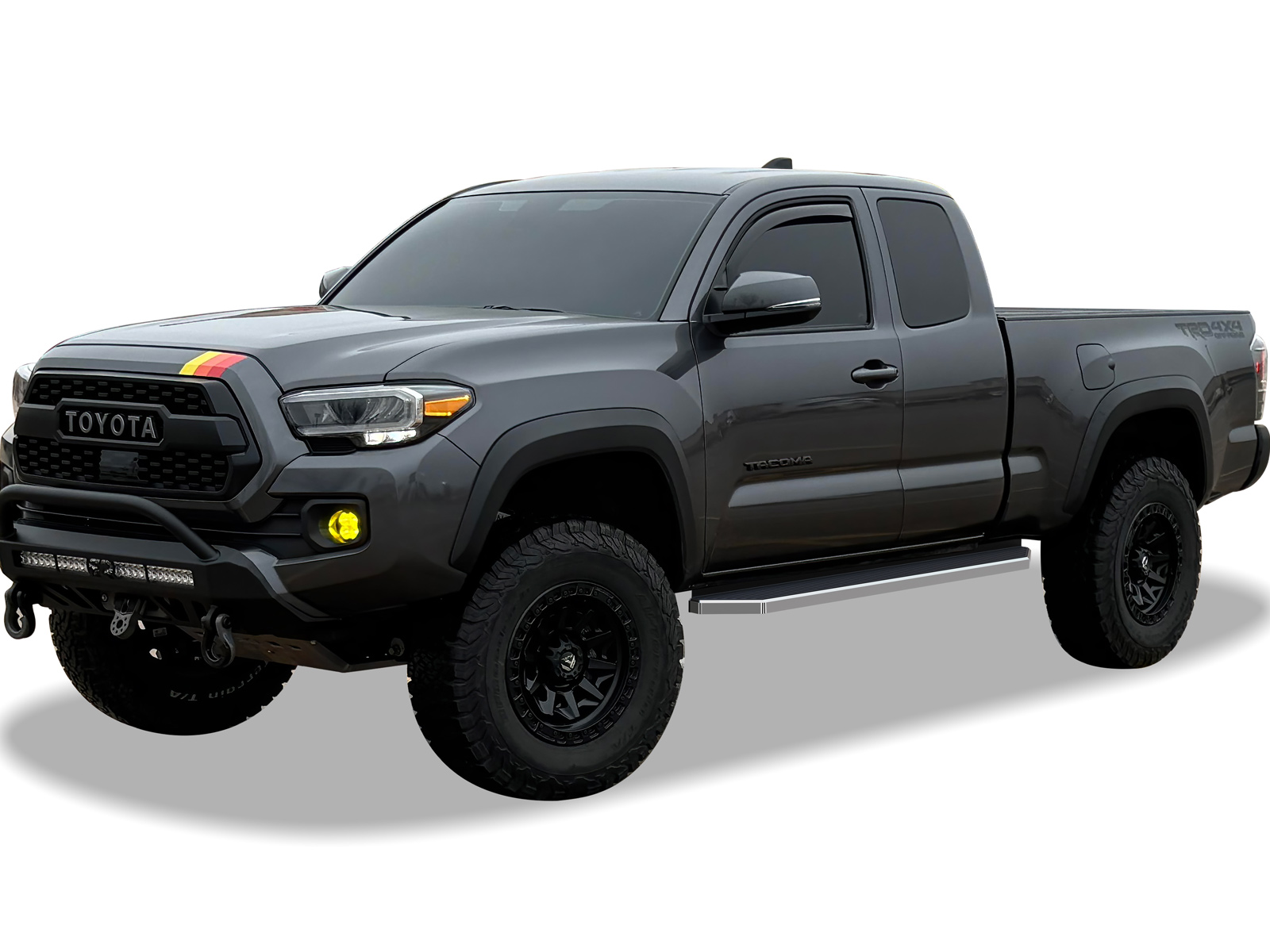2005-2023 Toyota Tacoma Extended/Access Cab 6 ft Bed Both Sides Running Board-H Series W2W