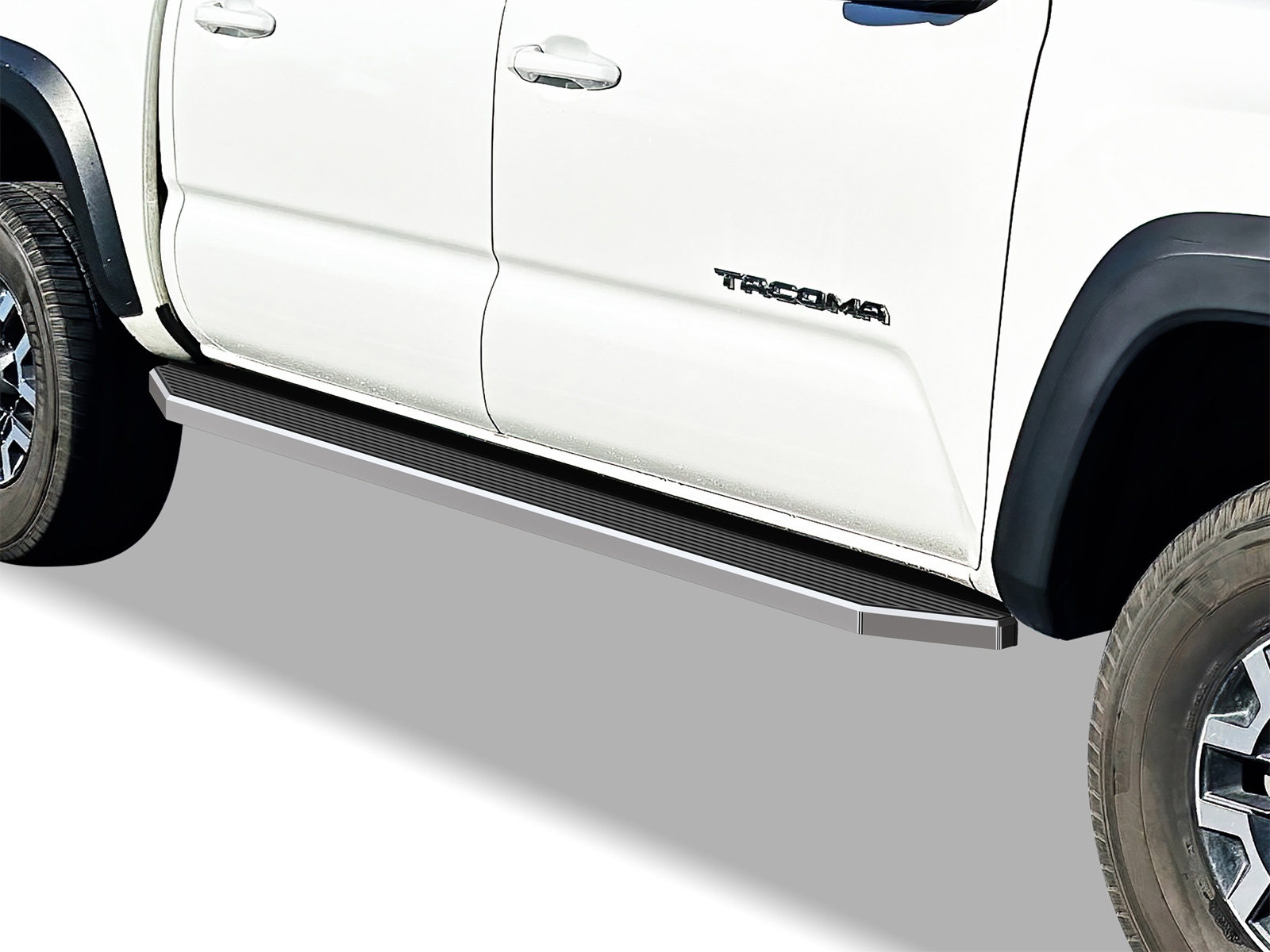 2005-2023 Toyota Tacoma Double Cab/Crew Cab 5 ft Bed Both Sides Running Board-H Series W2W