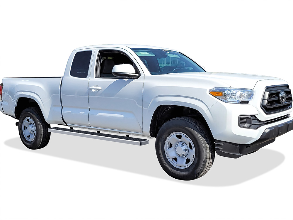 2005-2023 Toyota Tacoma Extended/Access Cab 6 ft Bed Both Sides iStep W2W 6 Inch Stainless Steel