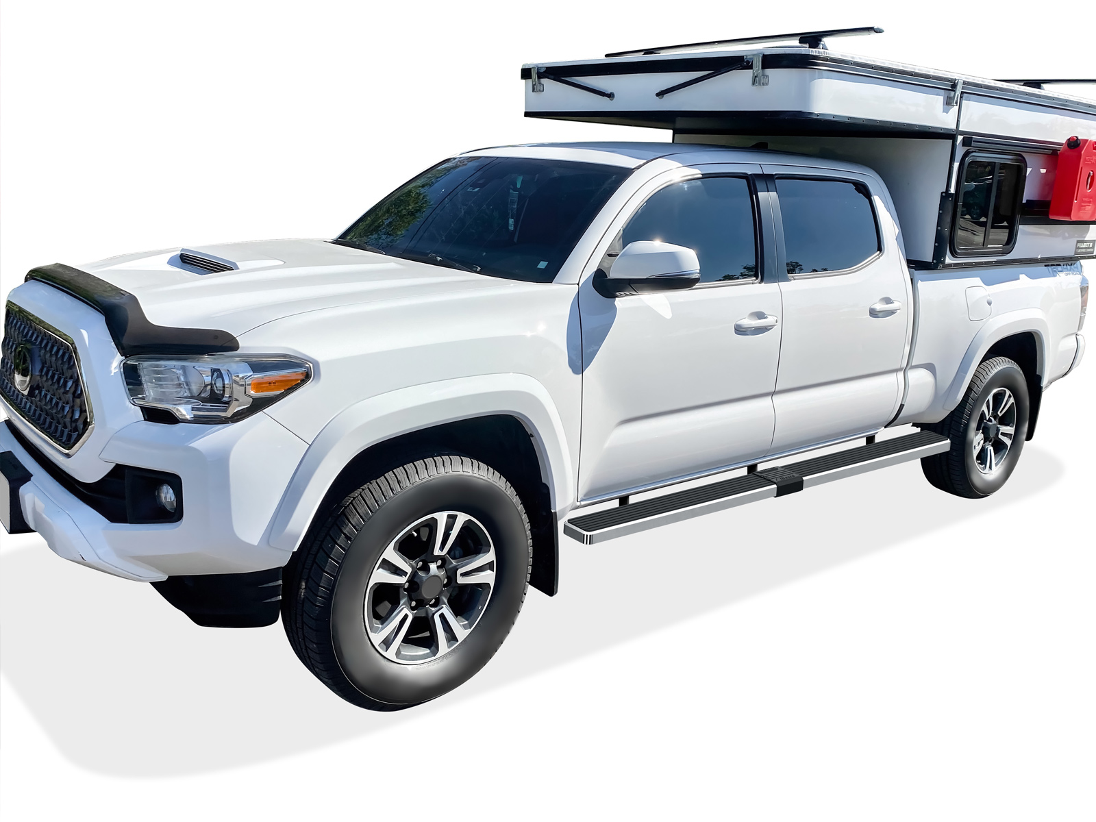 2005-2023 Toyota Tacoma Double Cab/Crew Cab 6 ft Bed Both Sides iStep W2W 6 Inch Stainless Steel