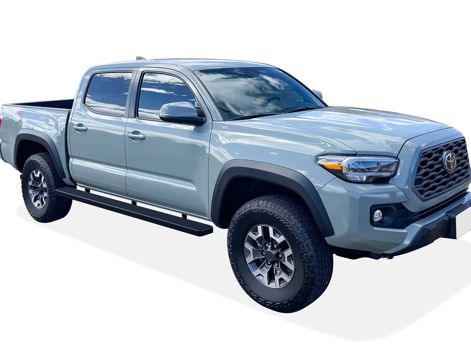 2005-2023 Toyota Tacoma Double Cab/Crew Cab 5 ft Bed Both Sides iStep W2W 6 Inch Stainless Steel
