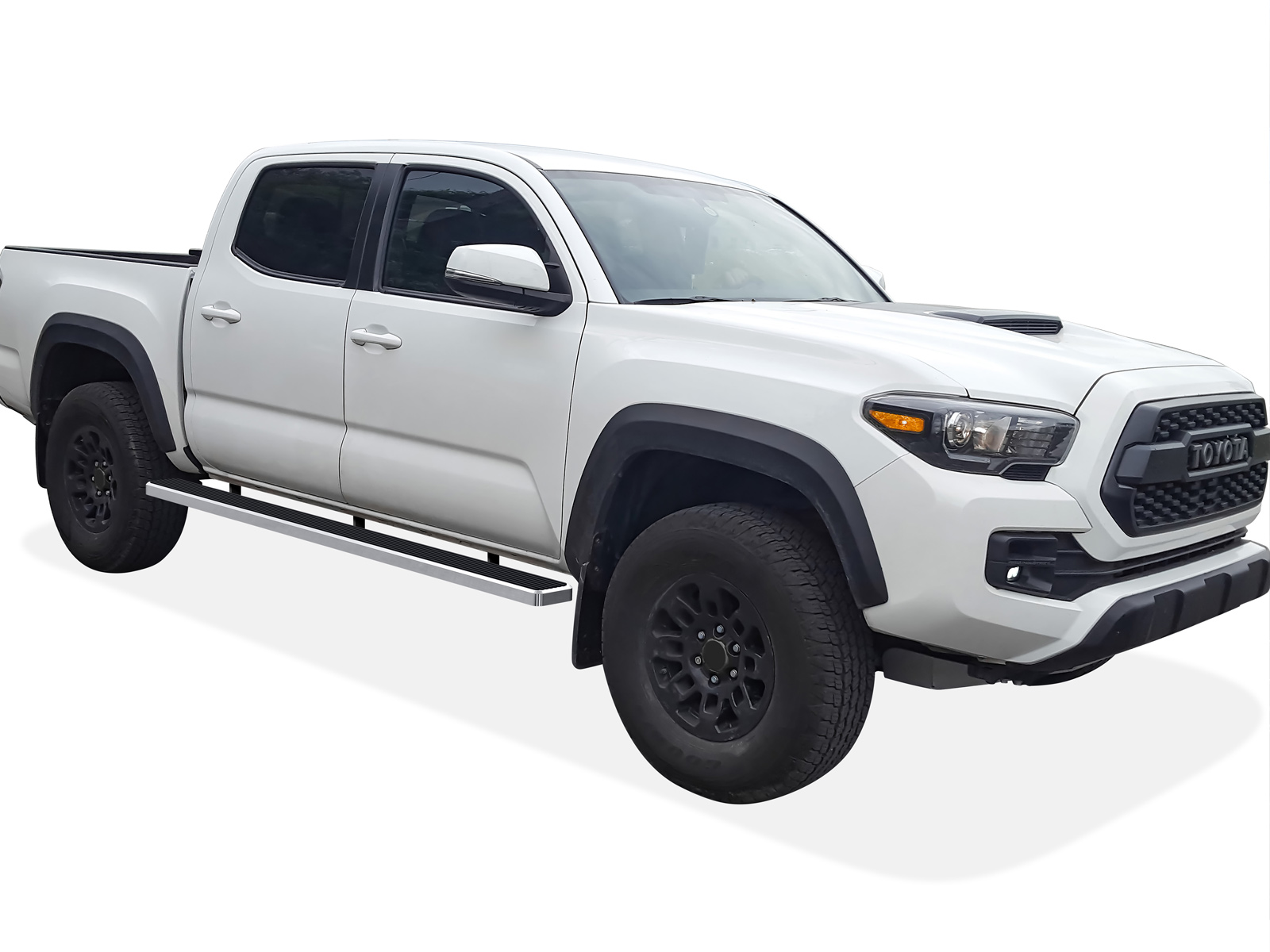 2005-2023 Toyota Tacoma Double Cab/Crew Cab 5 ft Bed Both Sides iStep W2W 6 Inch Stainless Steel