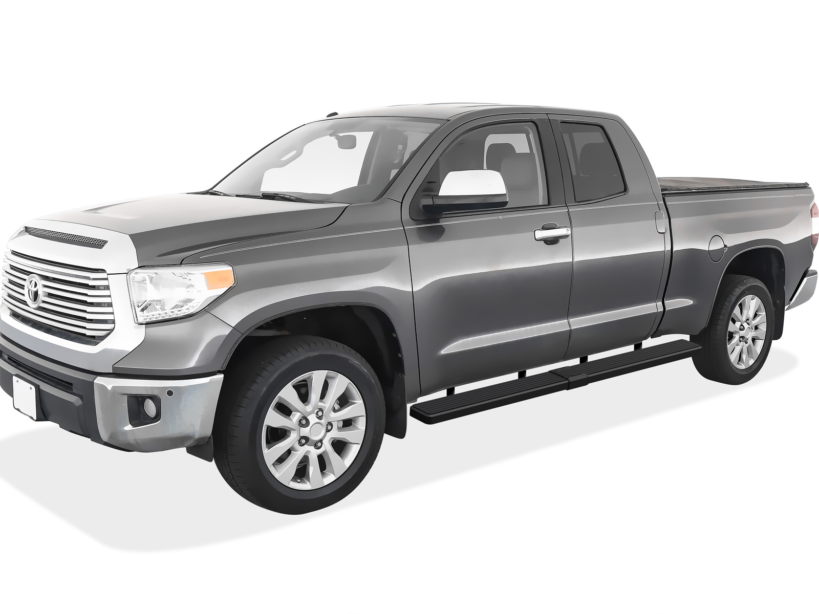 2007-2021 Toyota Tundra Double Cab 6.5 ft Bed Both Sides iStep W2W 6 Inch Stainless Steel