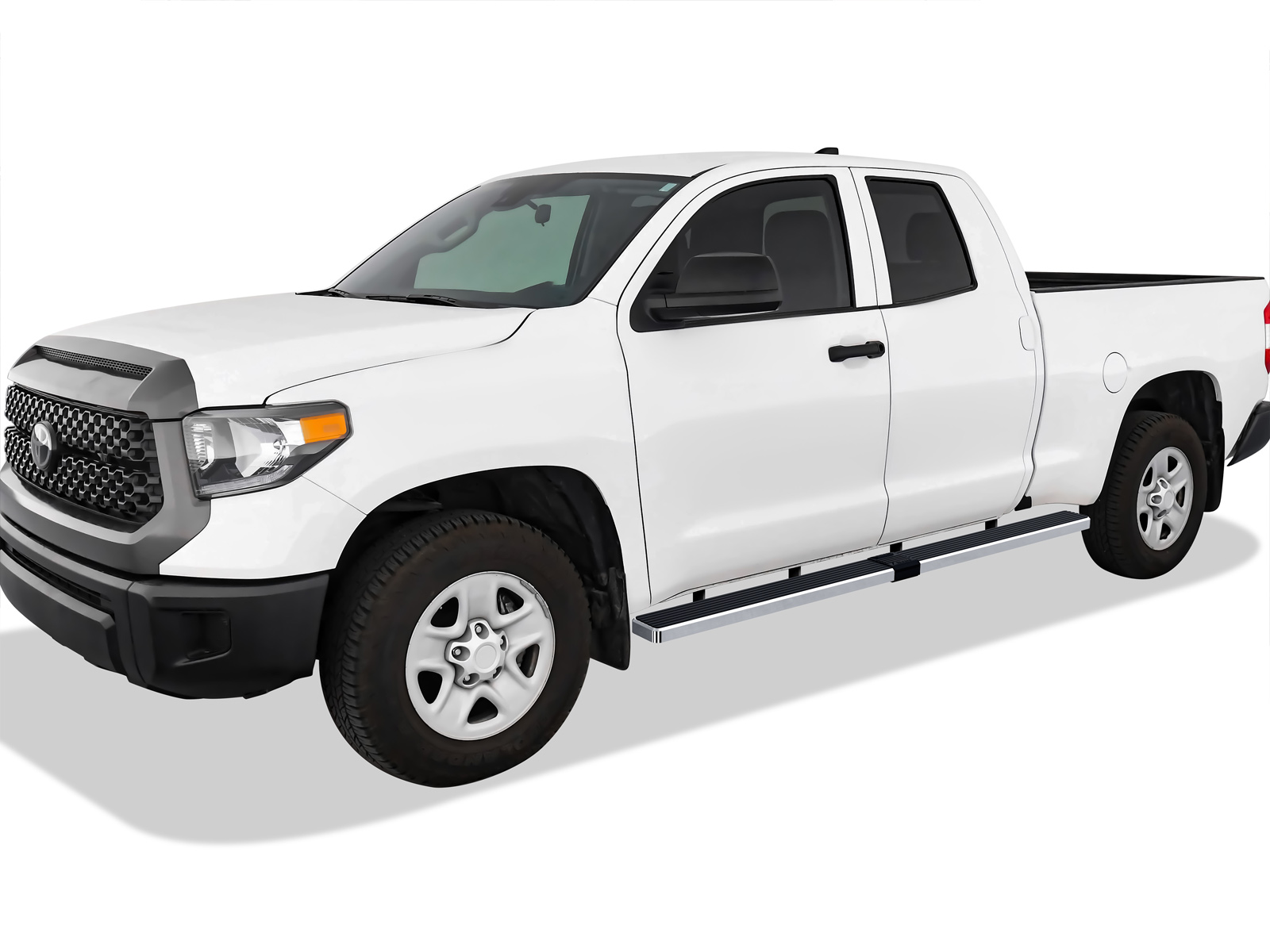 2007-2021 Toyota Tundra Double Cab 6.5 ft Bed Both Sides iStep W2W 6 Inch Stainless Steel