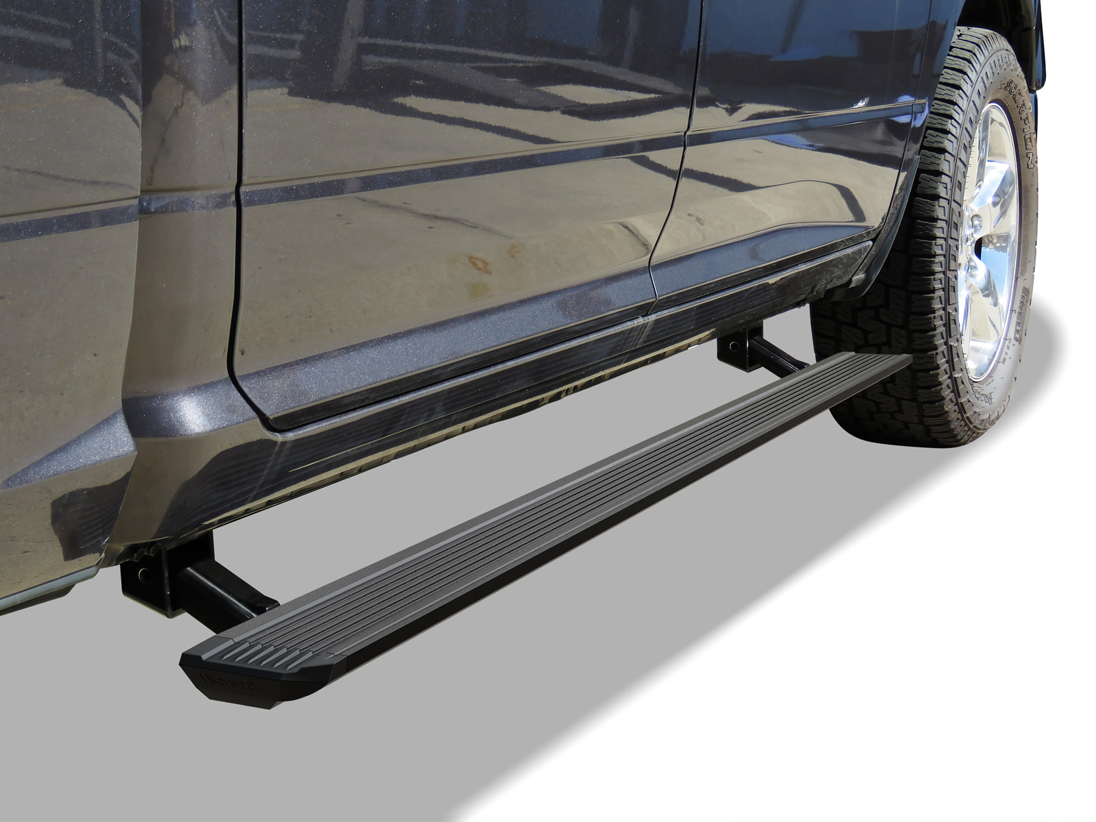 2013-2018 Ram 1500 Crew Cab (Incl. 2019-2024 Ram 1500 Classic) 2013-2024 RAM 2500/3500 Crew Cab Excl. Diesel Chassis Cab Models and Models with Air Ride Suspension Tanks Both Sides Power Board-W Series