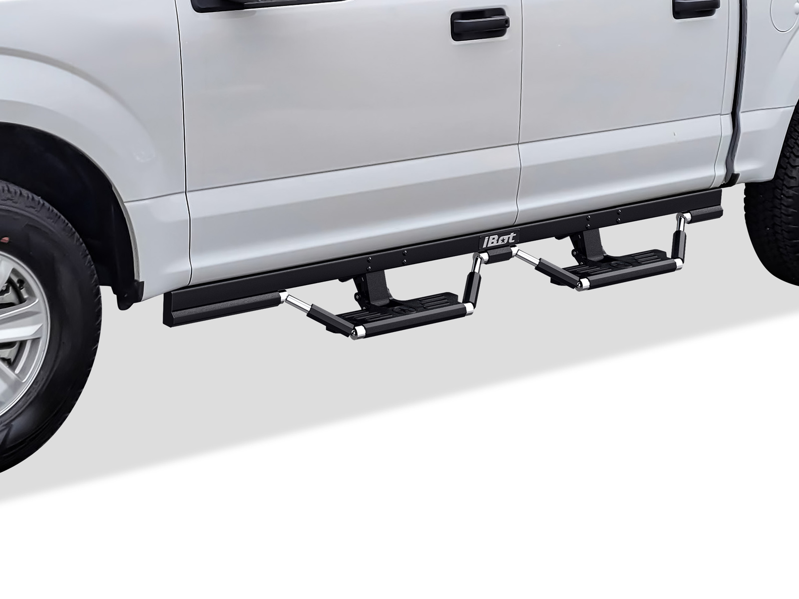 2015-2020 Ford F-150 SuperCrew Cab 2017-2019 Ford F-250/F-350/F-450 Super Duty Supercrew Cab Both Sides Power Step-AB Series