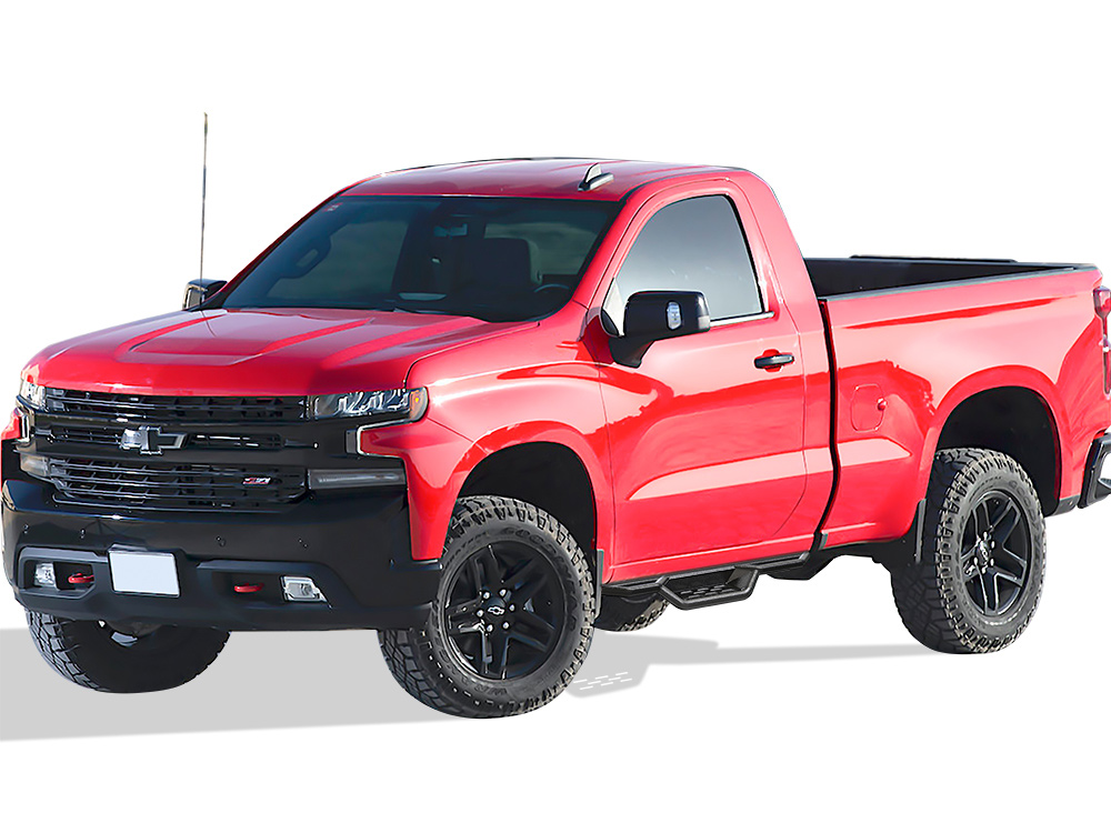 2019-2026 Chevy Silverado 1500 Regular Cab 2019-2026 GMC Sierra 1500 Regular Cab 2020-2026 Chevy Silverado 2500 HD/3500 HD Regular Cab 2020-2026 GMC Sierra 2500 HD/3500 HD Regular Cab Incl. Diesel Models with DEF Tanks Incl. 2022 Silverado 1500 LTD & Sier
