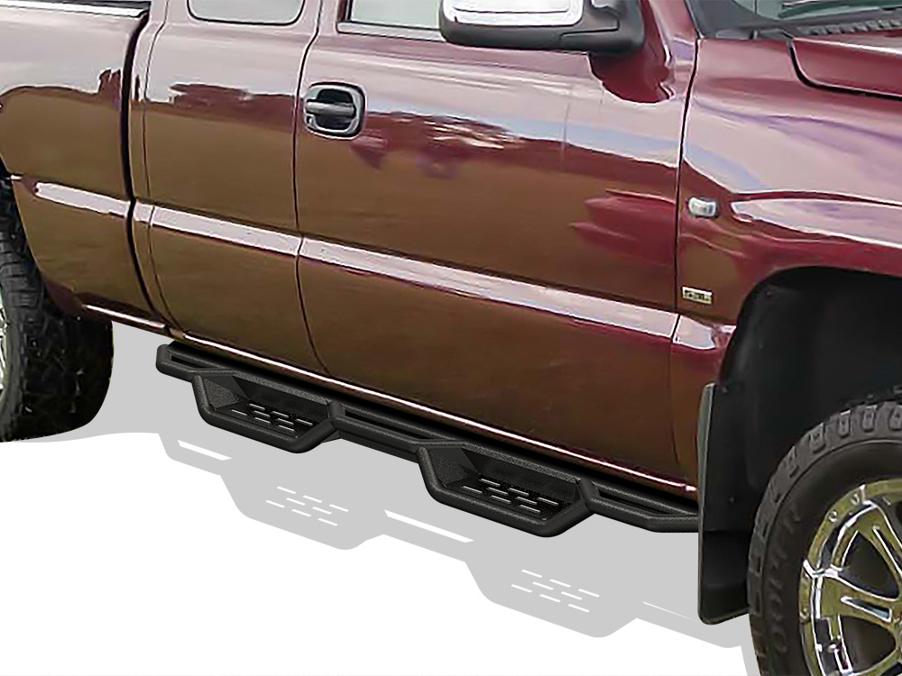 1999-2006 Chevy Silverado/GMC Sierra Extended Cab (Incl. 07 Classic) 2001-2006 Chevy Silverado/GMC Sierra 2500/3500 Extended Cab Both Sides Side Armor