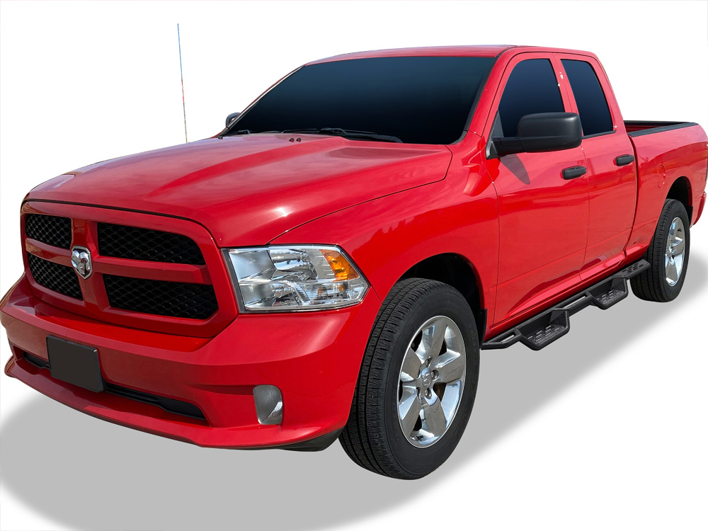 2009-2018 Dodge Ram 1500 Quad Cab (Incl. 2019-2024 Ram 1500 Classic) For 6.5 ft Bed Only Both Sides Side Armor W2W