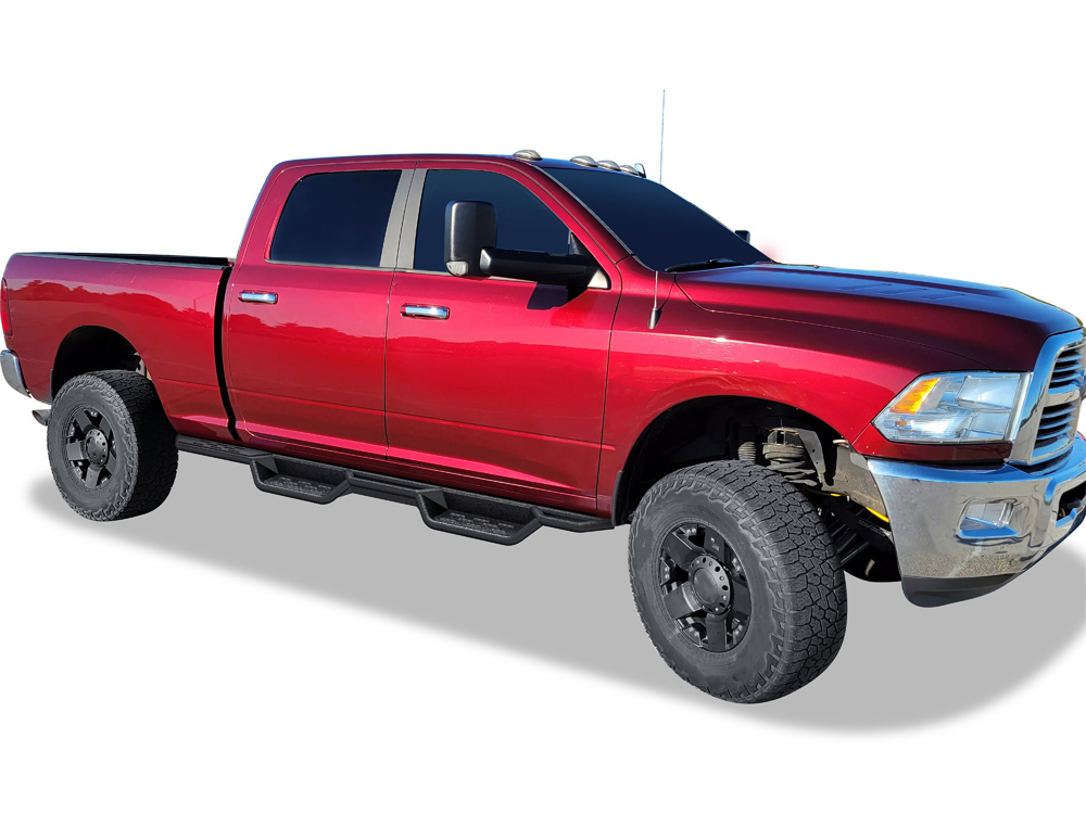 2009-2018 Dodge Ram 1500 Crew Cab (Incl. 2019-2024 Ram 1500 Classic) 2010-2026 Dodge RAM 2500/3500/4500/5500 Crew Cab (Excl. Chassis Cab With Diesel Models) For 6.5 ft Bed Only Both Sides Side Armor W2W