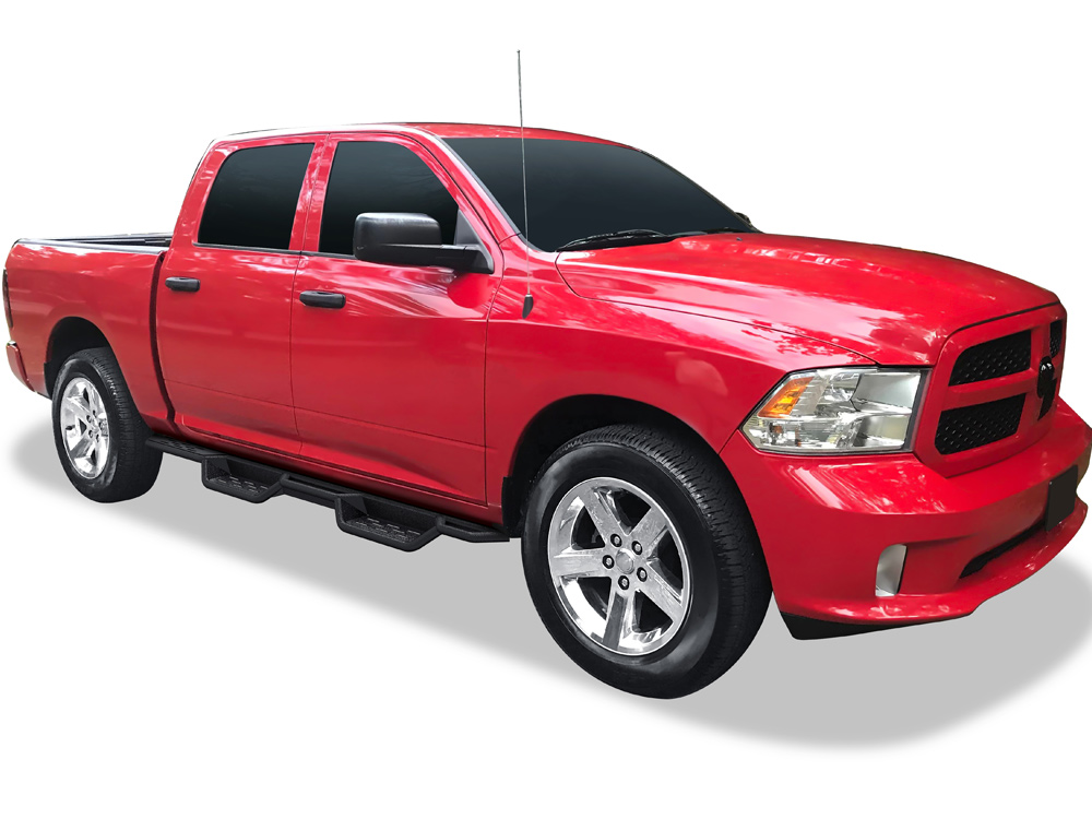2009-2018 Dodge Ram 1500 Crew Cab (Incl. 2019-2024 Ram 1500 Classic) 2010-2026 Dodge RAM 2500/3500/4500/5500 Crew Cab (Excl. Chassis Cab With Diesel Models) For 5.5 ft Bed Only Both Sides Side Armor W2W