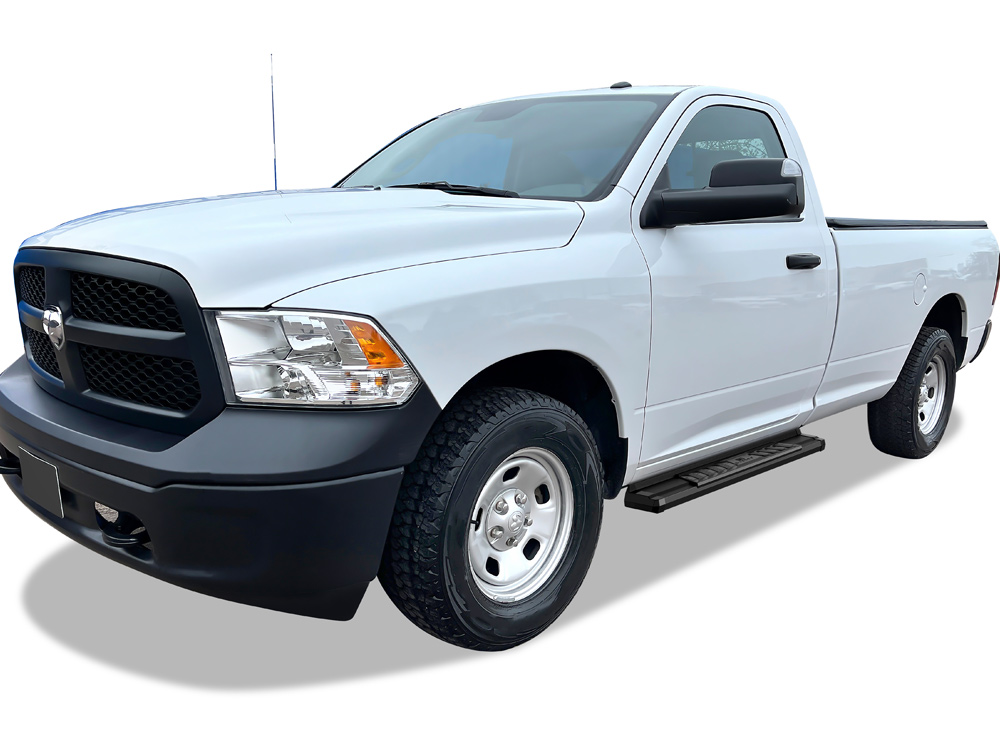 2009-2018 Dodge Ram 1500 Regular Cab (Incl. 2019-2024 Ram 1500 Classic) 2010-2026 Dodge Ram 2500/3500/4500/5500 Regular Cab (Exclude Chassis Cab Diesel Models) Both Sides Running Board-S Series