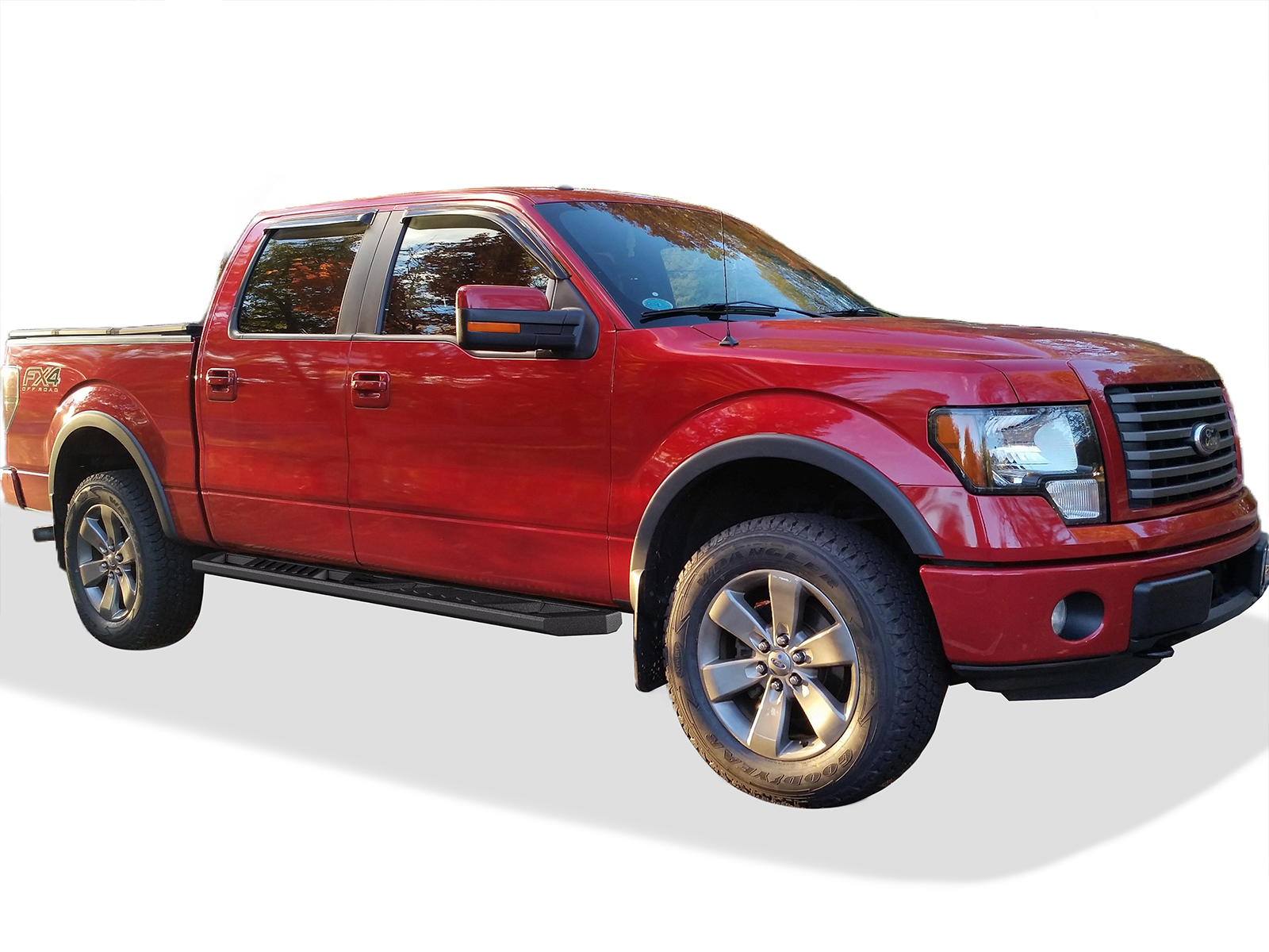 2009-2014 Ford F-150 SuperCrew Cab Both Sides Running Board-A Series
