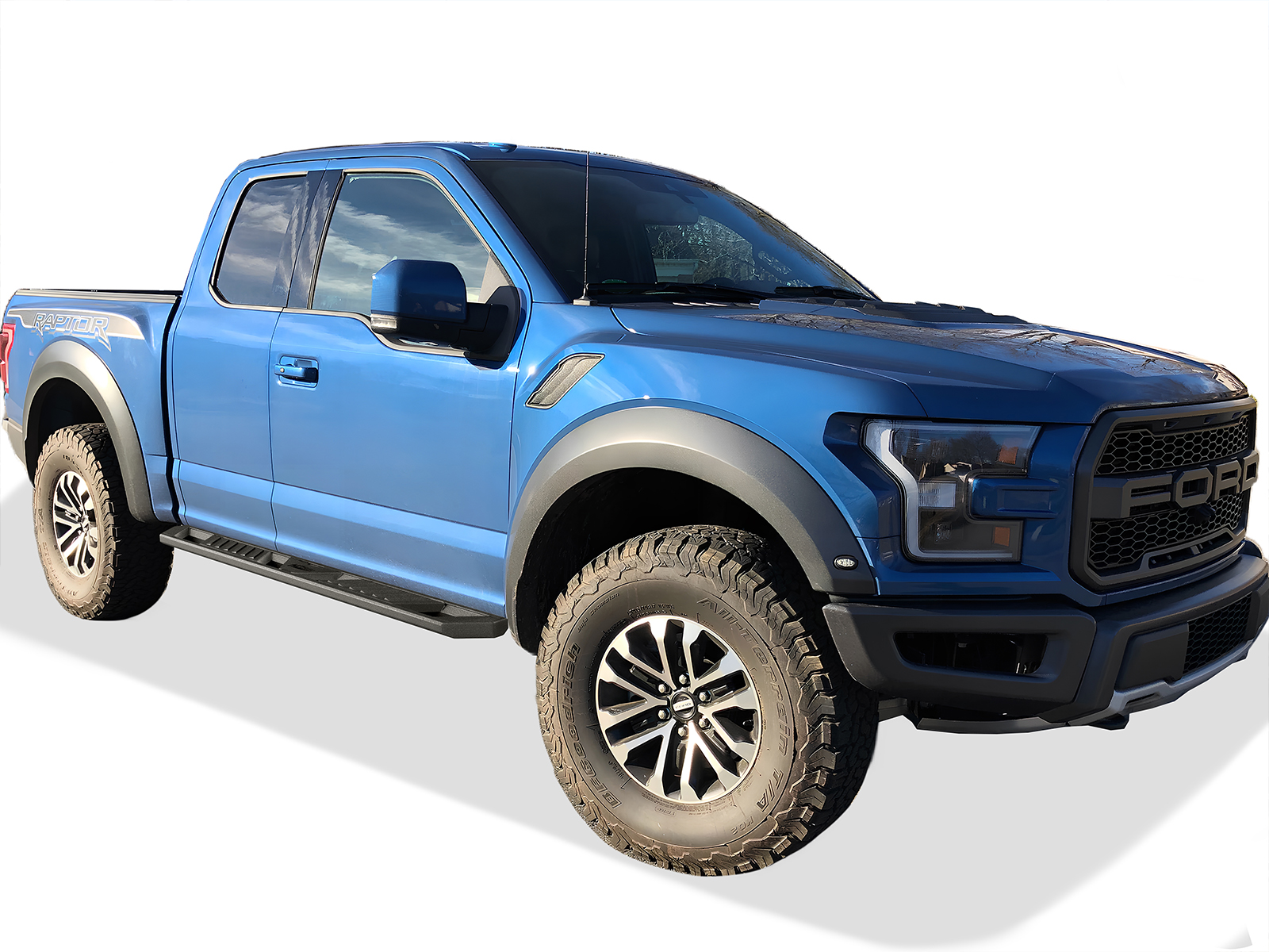 2015-2026 Ford F-150 Super Cab 2017-2026 Ford F-250/F-350/F-450/F-550 Super Duty Super Cab Both Sides Running Board-A Series