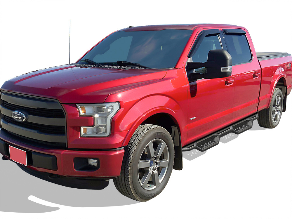 2015-2026 Ford F-150 SuperCrew Cab 2022-2026 Ford F-150 Lightning SuperCrew Cab 2017-2026 Ford F-250/F-350 /F-450/F-550 Super Duty Crew Cab Both Sides Side Armor