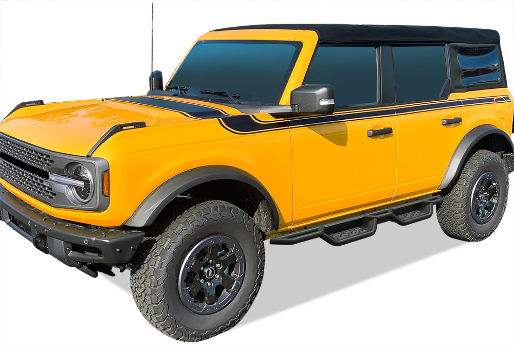 2021-2026 Ford Bronco 4-Door Both Sides Side Armor