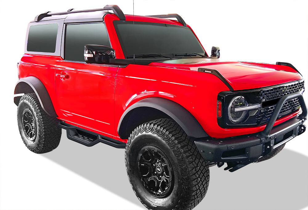 2021-2026 Ford Bronco 2-Door Both Sides Side Armor
