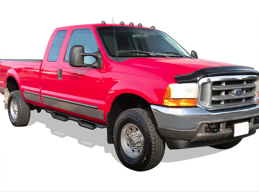1999-2016 Ford F-250/F-350/F-450/F-550 Super Duty Super Cab Both Sides Side Armor
