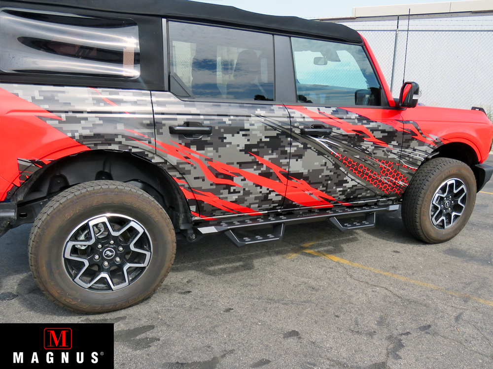 2021-2026 Ford Bronco 4-Door Both Sides Side Armor RS