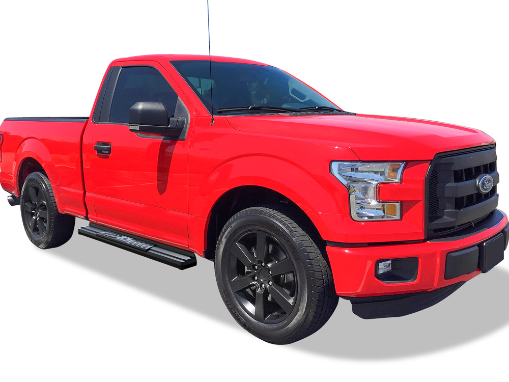 2015-2026 Ford F-150 Regular Cab (Excl. 2022-2026 F-150 Lighting EV) 2017-2026 Ford F-250/F-350/F-450/F-550 Super Duty Regular Cab Both Sides Running Board-S Series
