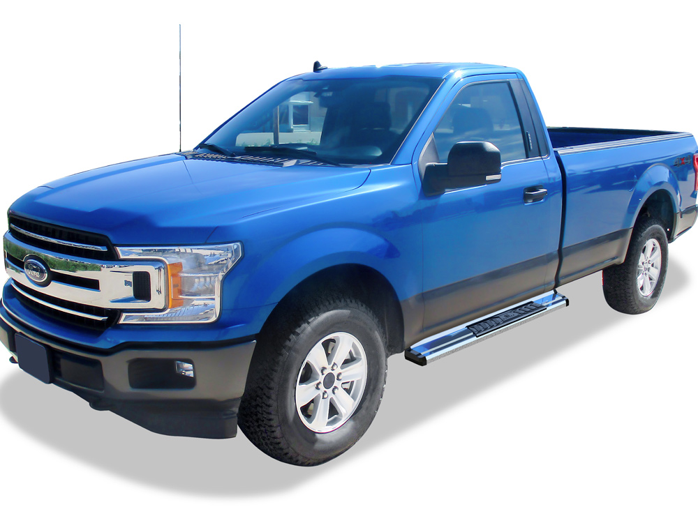 2015-2026 Ford F-150 Regular Cab (Excl. 2022-2026 F-150 Lighting EV) 2017-2026 Ford F-250/F-350/F-450/F-550 Super Duty Regular Cab Both Sides Running Board-S Series