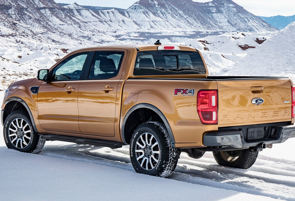 2019-2026 Ford Ranger Super Crew Cab 4-Door Both Sides Running Board-S Series
