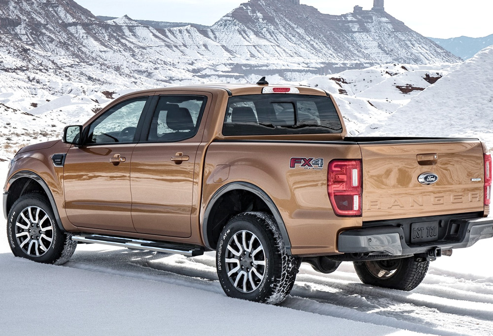 2019-2026 Ford Ranger Super Crew Cab 4-Door Both Sides Running Board-S Series