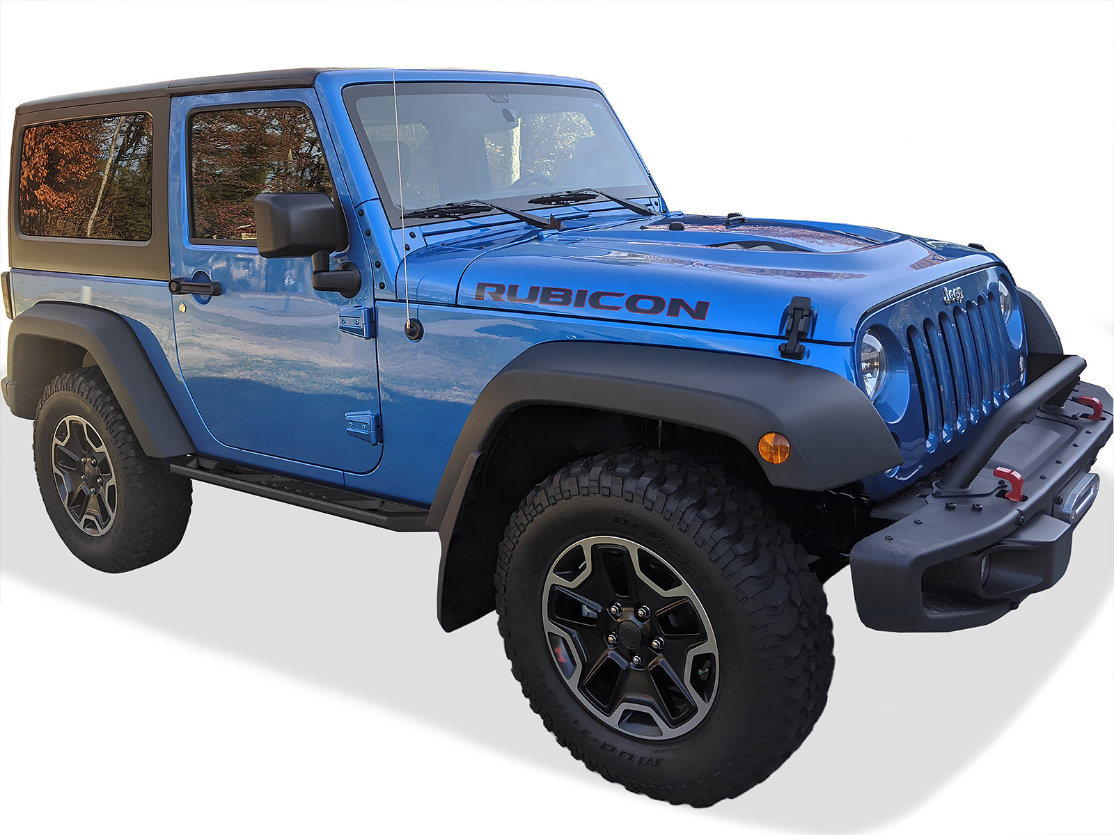 2007-2018 Jeep Wrangler JK 2-Door (Factory Sidesteps or Rrock Rails Have to be Removed) Both Sides Running Board-A Series