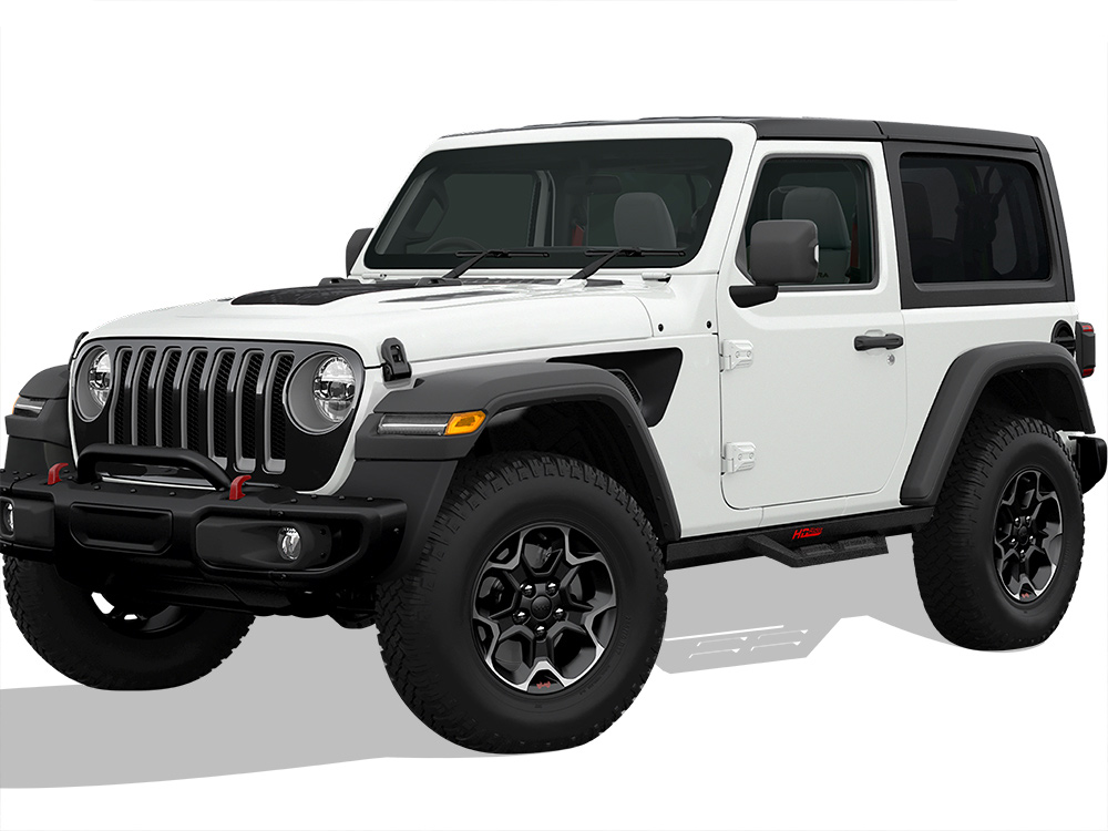 2018-2026 Jeep Wrangler JL 2-Door Both Sides Side Armor DS