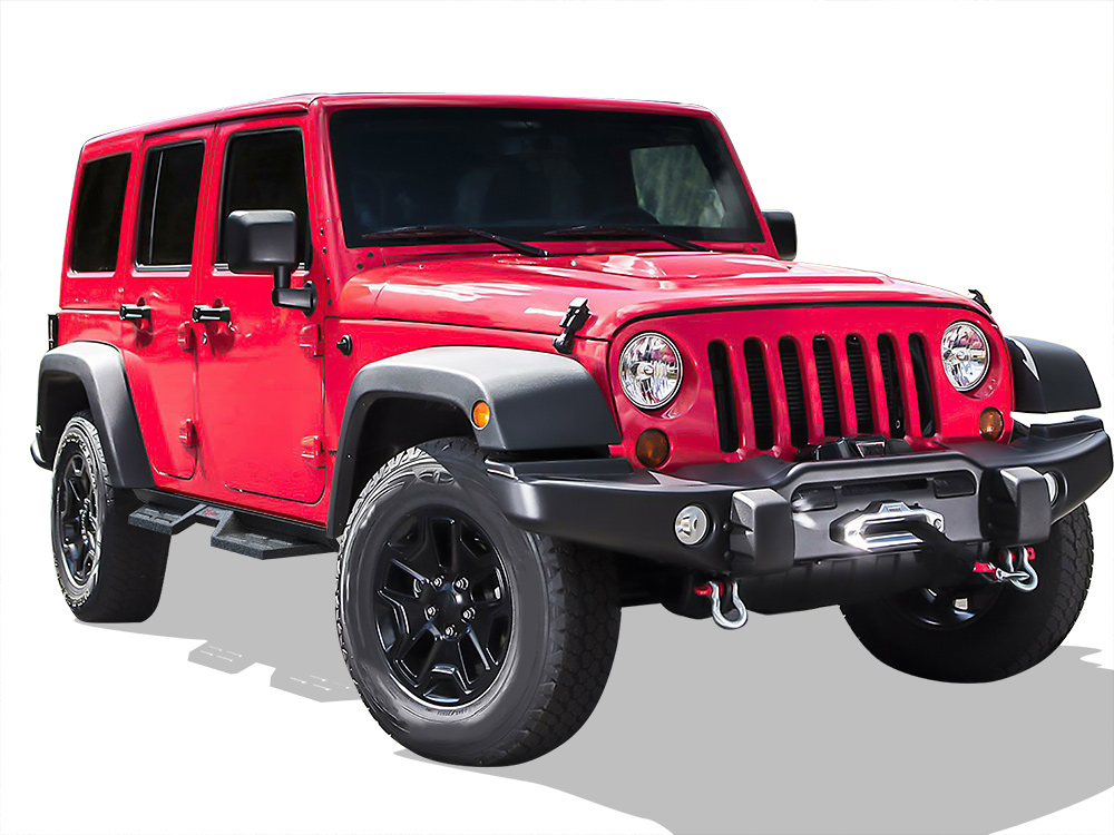 2007-2018 Jeep Wrangler JK 4-Door (Factory sidesteps or rock rails have to be removed) Both Sides Side Armor DS