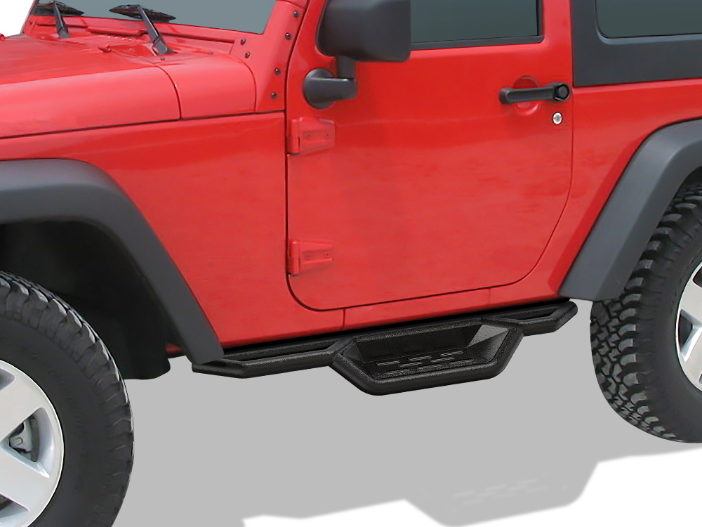 2007-2018 Jeep Wrangler JK 2-Door (Factory sidesteps or rock rails have to be removed) Both Sides Side Armor