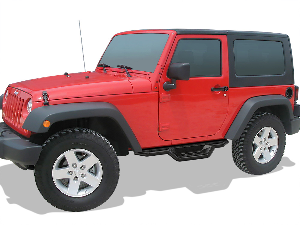 2007-2018 Jeep Wrangler JK 2-Door (Factory sidesteps or rock rails have to be removed) Both Sides Side Armor