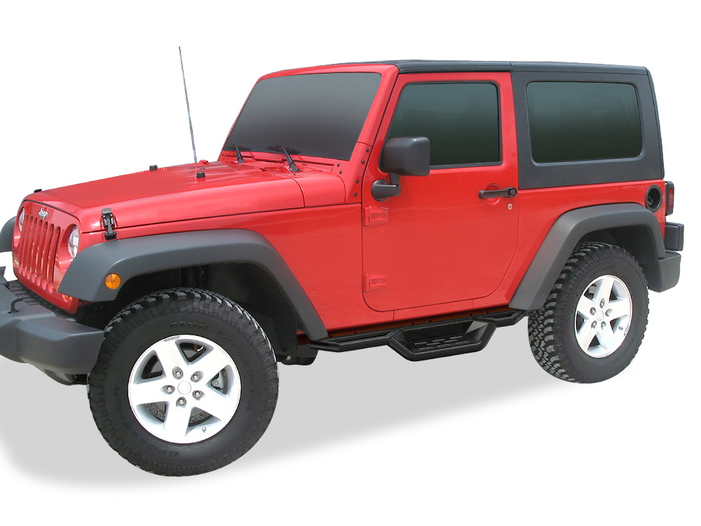 2007-2018 Jeep Wrangler JK 2-Door (Factory sidesteps or rock rails have to be removed) Both Sides Side Armor