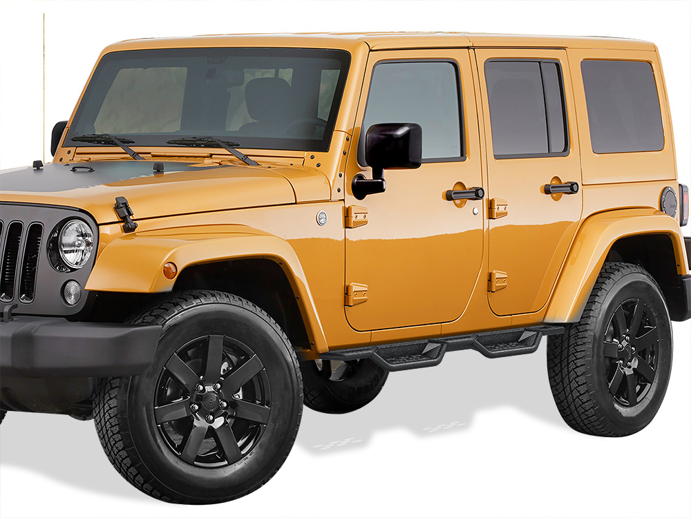 2007-2018 Jeep Wrangler JK 4-Door (Factory sidesteps or rock rails have to be removed) Both Sides Side Armor