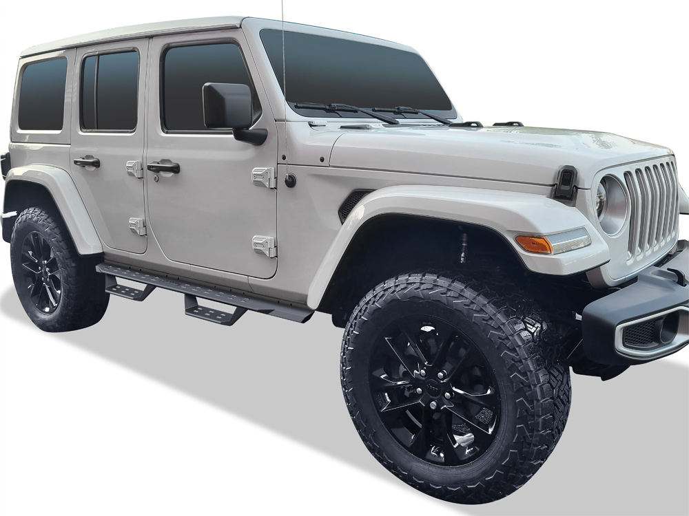 2018-2026 Jeep Wrangler JL 4-Door; Incl. 2021-2026 4XE Both Sides Side Armor RS