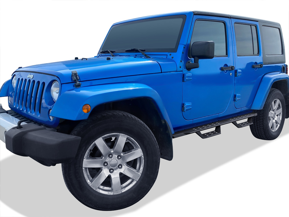 2007-2018 Jeep Wrangler JK 4-Door (Factory sidesteps or rock rails have to be removed) Both Sides Side Armor RS