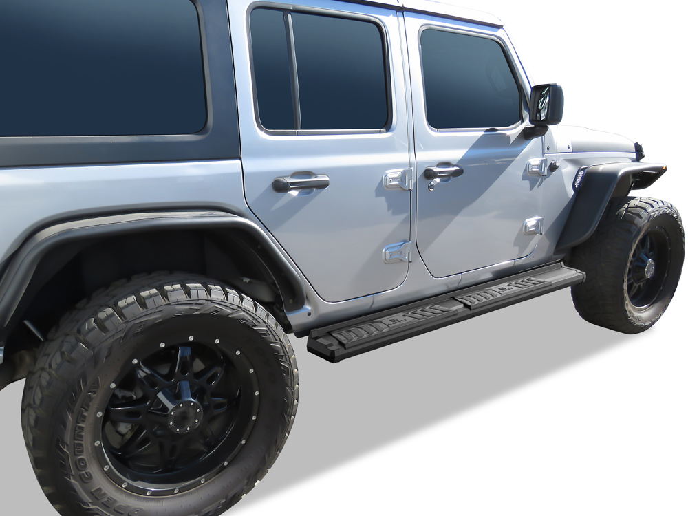 2018-2026 Jeep Wrangler JL 4-Door; Incl. 2021-2026 4XE Both Sides Running Board-S Series