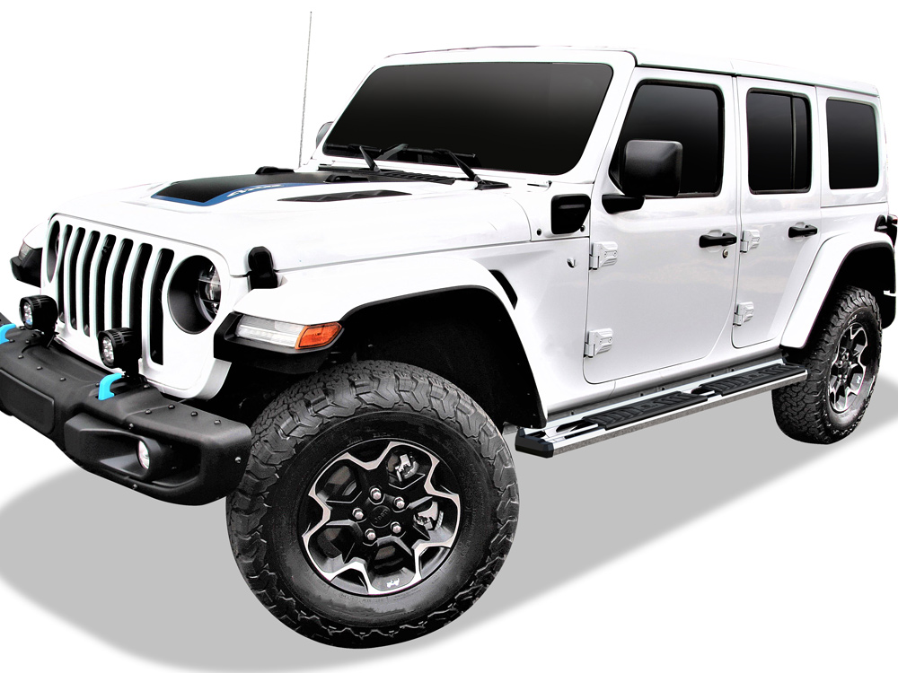 2018-2026 Jeep Wrangler JL 4-Door; Incl. 2021-2026 4XE Both Sides Running Board-S Series