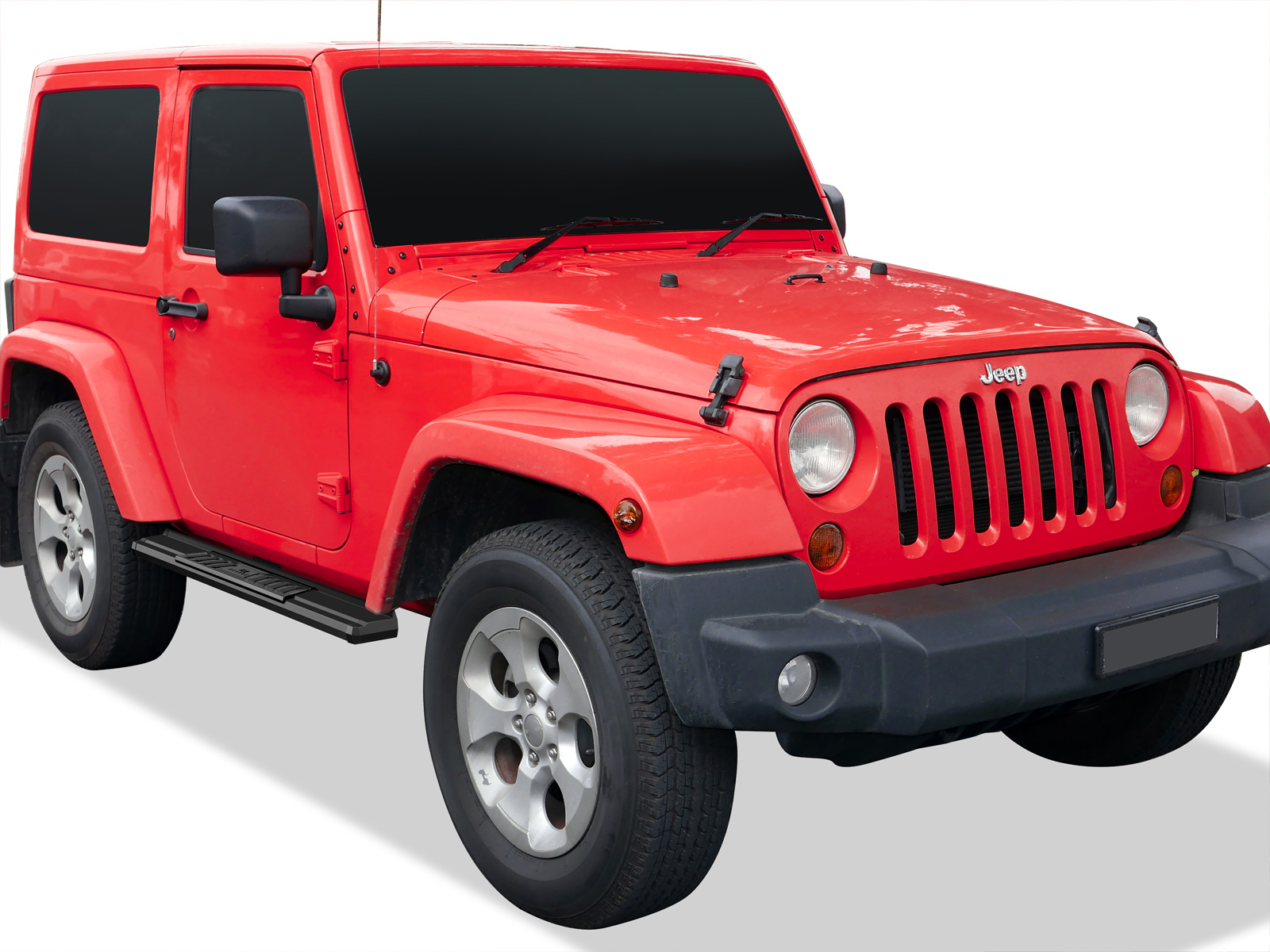 2007-2018 Jeep Wrangler JK 2-Door (Factory sidesteps or rock rails have to be removed) Both Sides Running Board-S Series