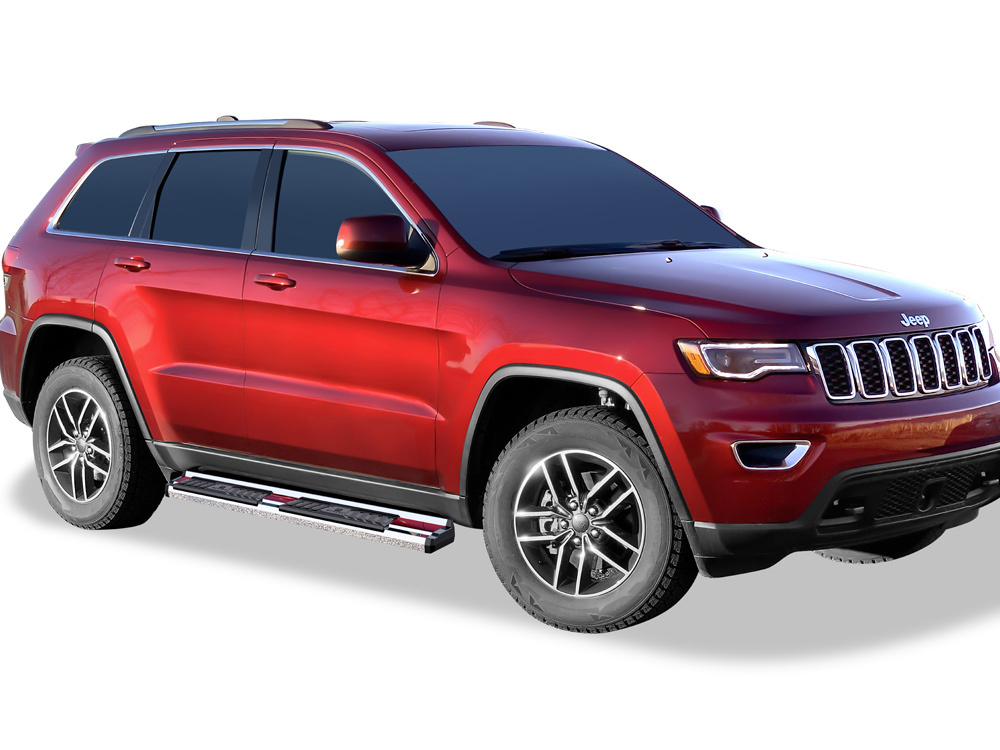 2011-2021 Jeep Grand Cherokee Incl. 2022 WK & Excl. Limited X; High Altitude; Summit; SRT; SRT8; Trackhawk and Trailhawk Both Sides Running Board-S Series