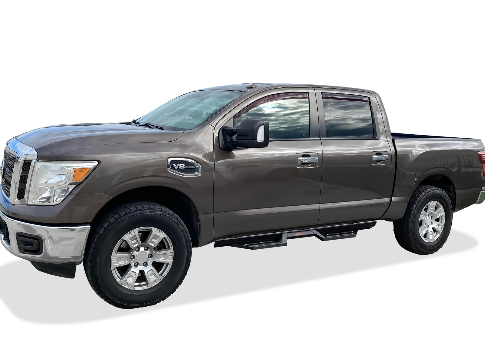 2004-2024 Nissan Titan Crew Cab (Exl. 2016 Models) 2016-2024 Nissan Titan XD Crew Cab Both Sides Side Armor DS