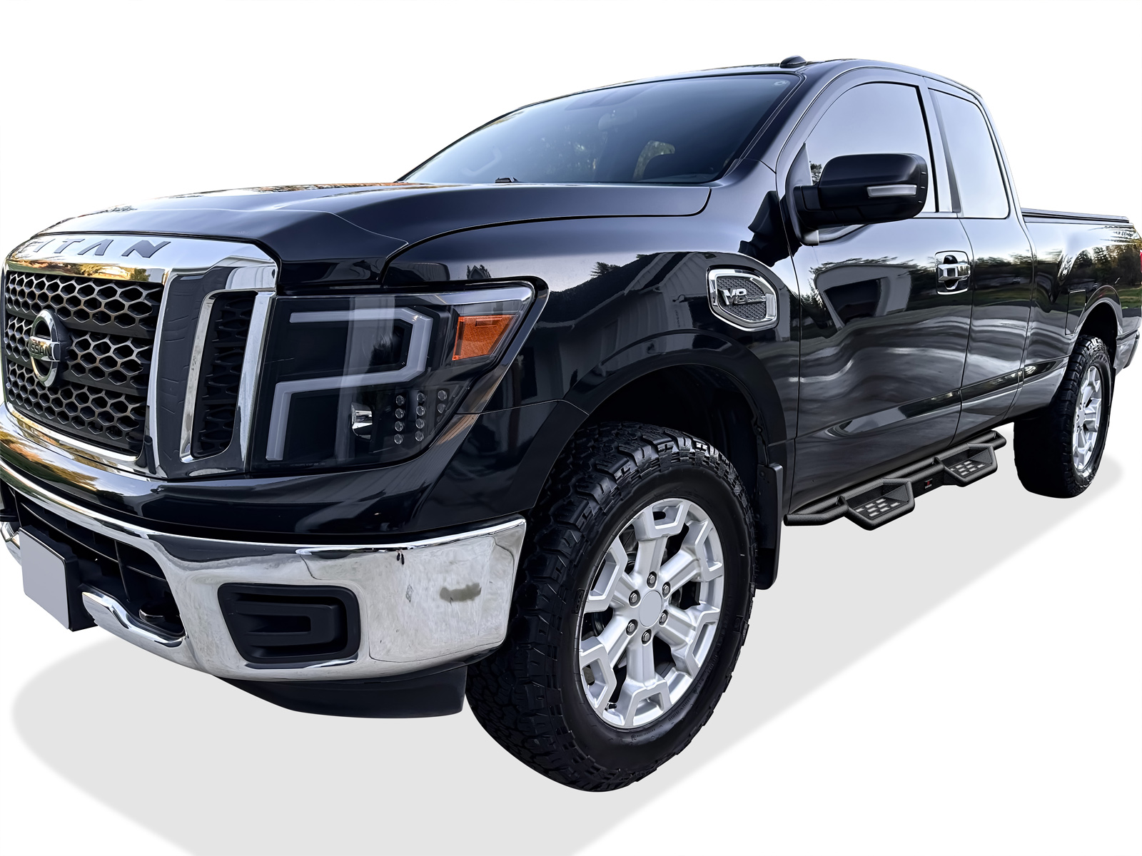 2004-2024 Nissan Titan King Cab (Exl.2016 Models) 2017-2019 Nissan Titan XD King Cab Both Sides Side Armor