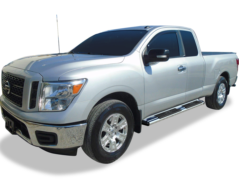 2004-2024 Nissan Titan King Cab (Exl.2016 Models) 2017-2019 Nissan Titan XD King Cab Both Sides Running Board-S Series