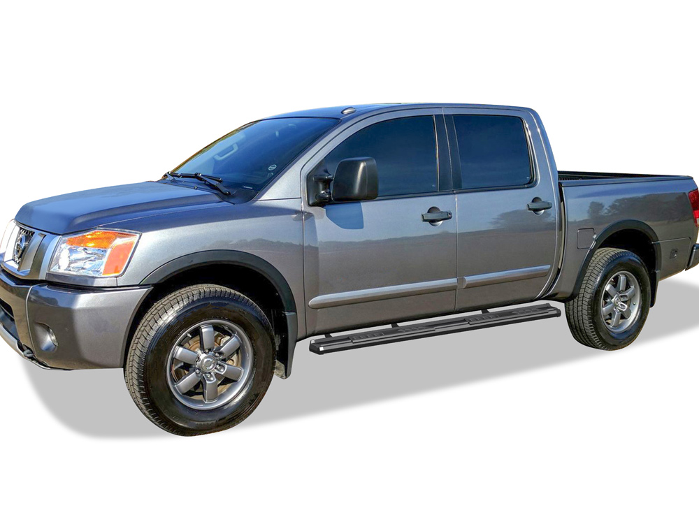 2004-2024 Nissan Titan Crew Cab (Exl. 2016 Models) 2016-2024 Nissan Titan XD Crew Cab Both Sides Running Board-S Series
