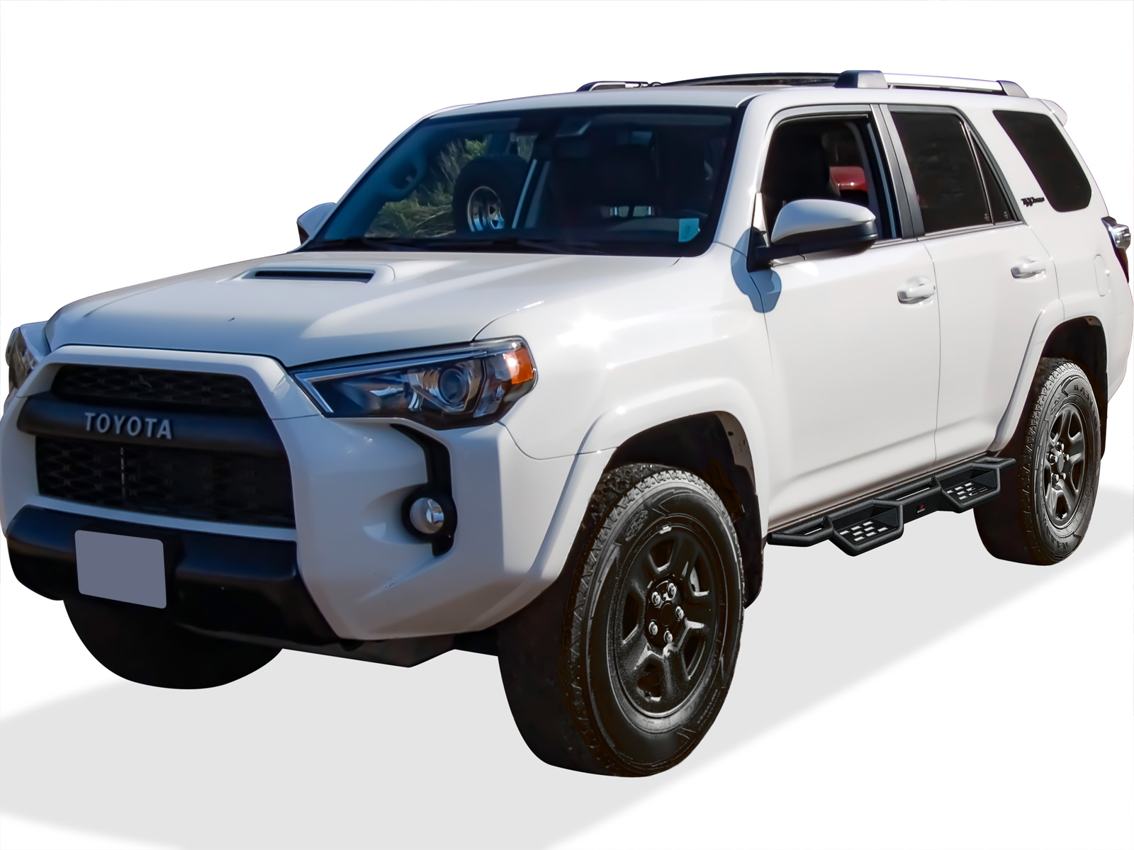 2010-2016 Toyota 4Runner Trail Edition 2017-2024 Toyota 4Runner TRD Off-Road 2014-2024 Toyota 4Runner SR5 (Excl. 2019-2024 Nightshade Edition/ TRD Pro or Models with Lower Rocker Panel Extensions) Both Sides Side Armor