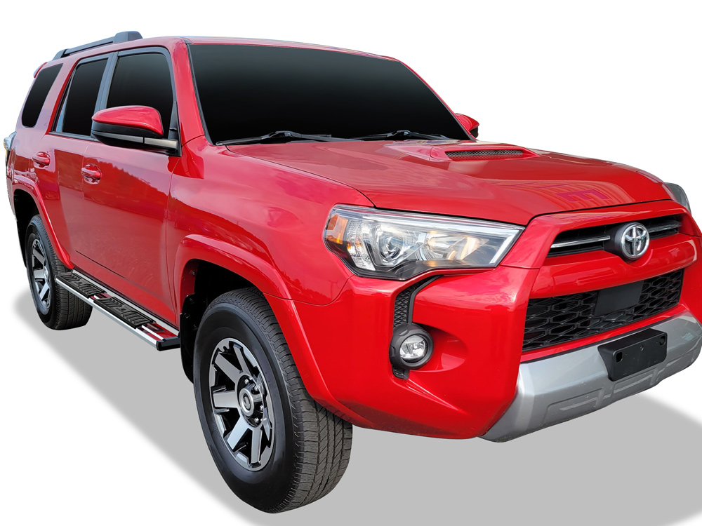 2010-2016 Toyota 4Runner Trail Edition 2017-2024 Toyota 4Runner TRD Off-Road 2014-2024 Toyota 4Runner SR5 (Excl. 2019-2024 Nightshade Edition/ TRD Pro or Models with Lower Rocker Panel Extensions) Both Sides Running Board-S Series
