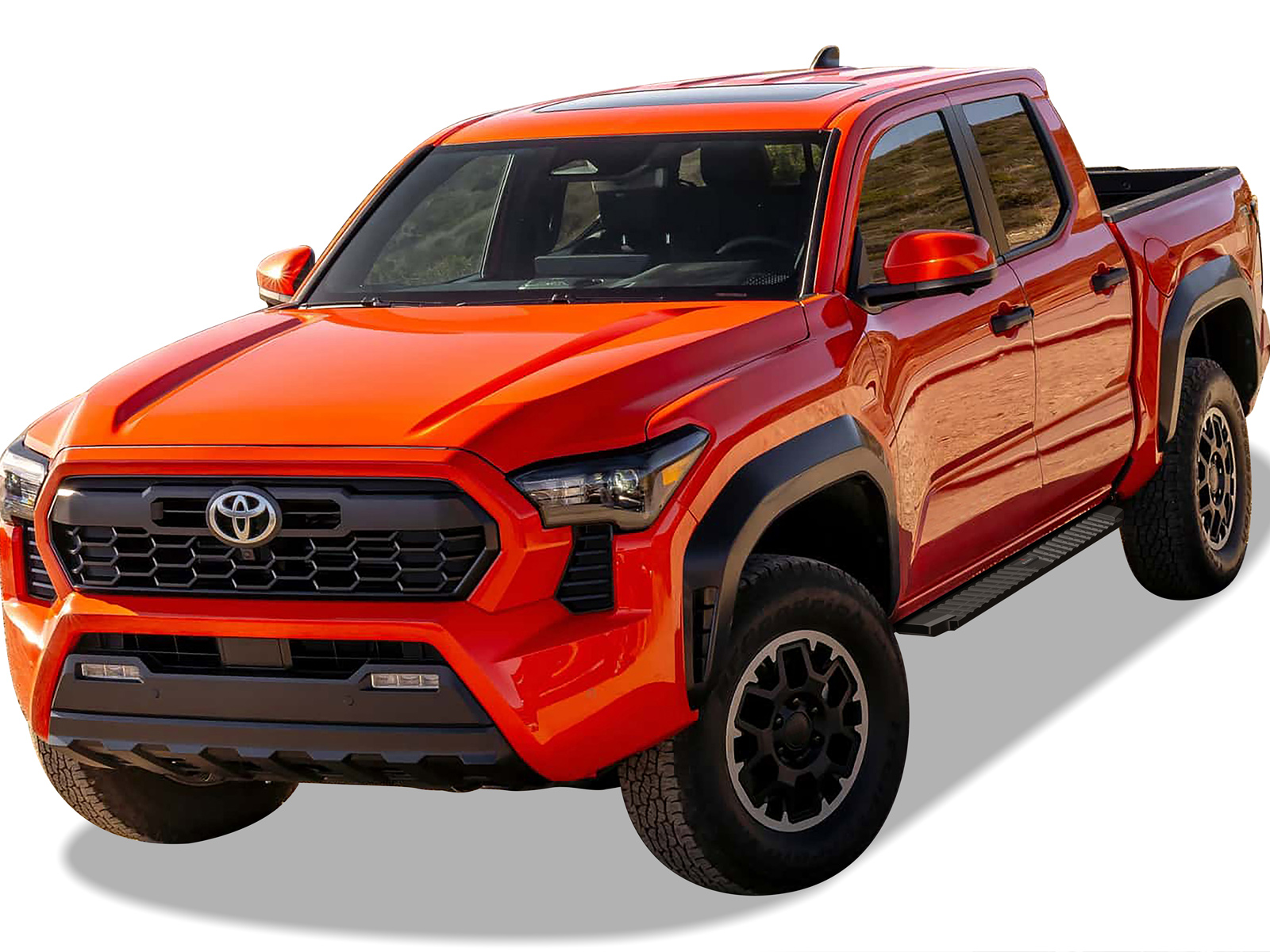2024-2026 Toyota Tacoma Double/Crew Cab (Incl. Hybrid Model) Both Sides Running Board-T Series